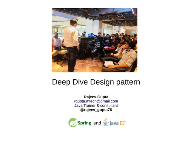 GOF Design pattern with java