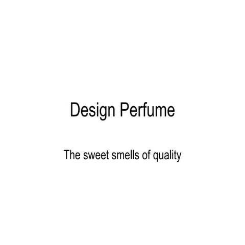 Design perfume