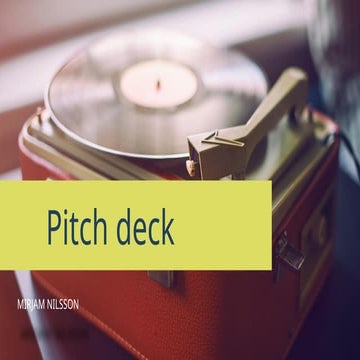 DESIGN PITCH.pOwerpoint presentation template