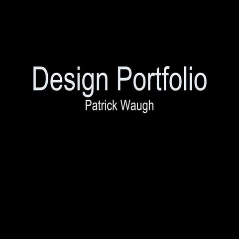 Design portfolio waugh