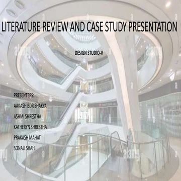 Literature review and Case study on Commercial Complex in Nepal, Durbar mall,...
