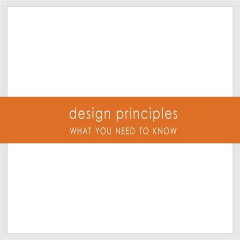 Design principles