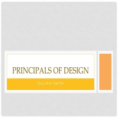 Design principles