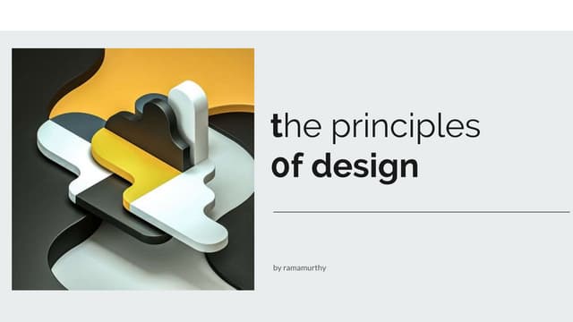 Design principles