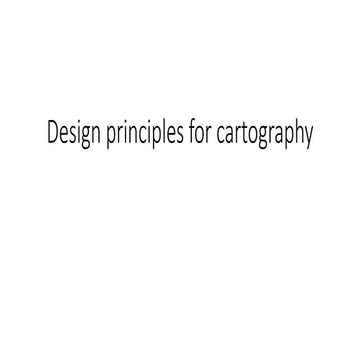 Comprehensive Design Principles and Thematic Mapping Techniques in ...