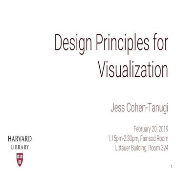 design principles for visualization | PDF