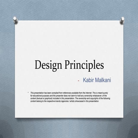 Design Principles