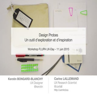 Atelier Design Probes - FLUPA UX-Da...