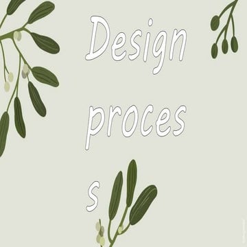 Design process in English 