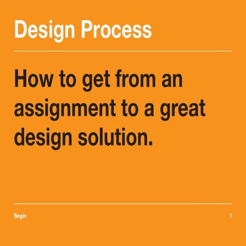 Design process - How to get from problems to concepts to visuals for ...