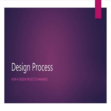 Design process