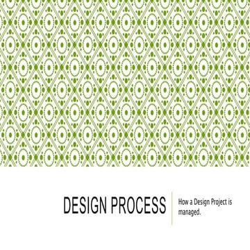 Design process 2015