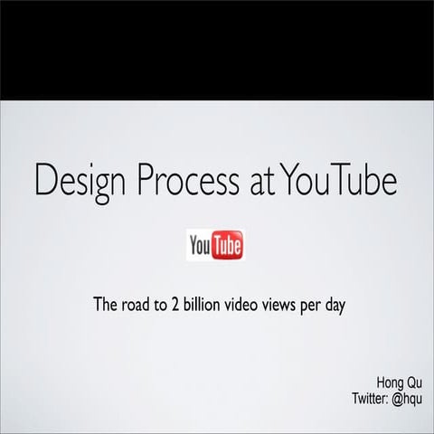Design Process YouTube