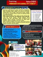Silabus "Project Feasibility Study" Training 2020