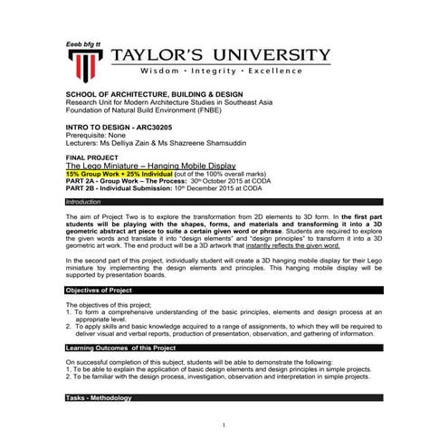 ITDesign project two brief rev b