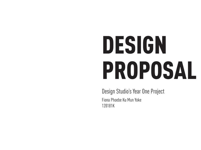 Design Proposal HDB Apartment