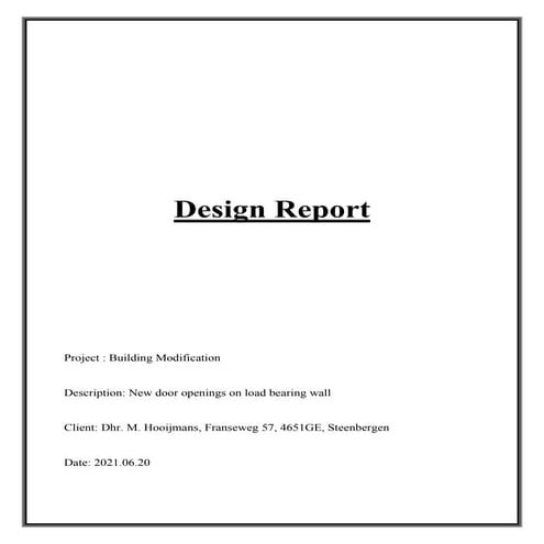 Design report | PDF