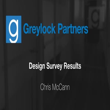 Greylock Partners: Prototyping Research
