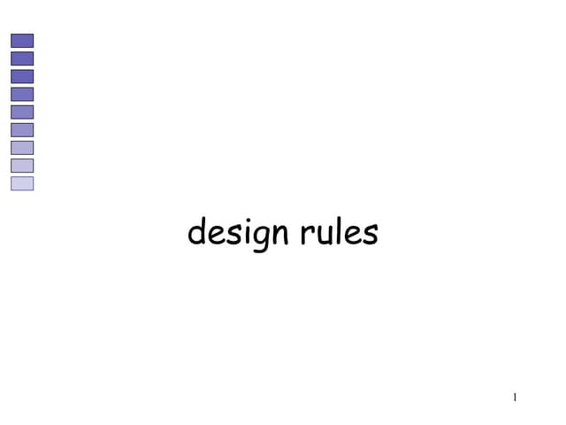HCI 3e - Ch 7: Design rules | PPT