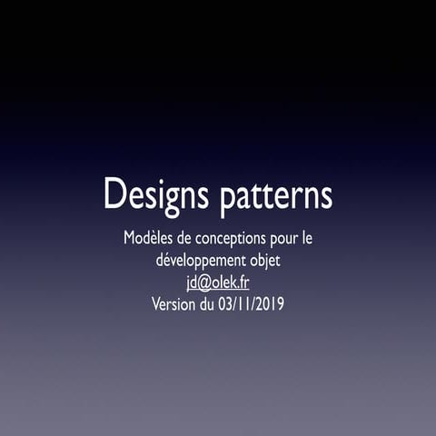 Designs Patterns