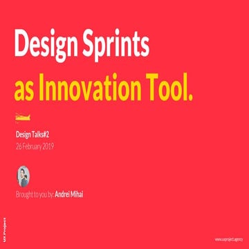 Design Sprints as Innovation Tool