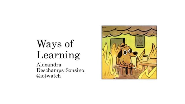 Ways of Learning