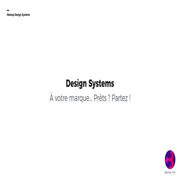 Design systems @ datadog - October 2018