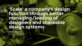 Design systems: accounting for quality and scalability