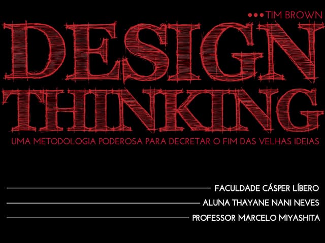Design Thinking - Tim Brown