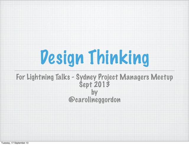 What Is Design Thinking