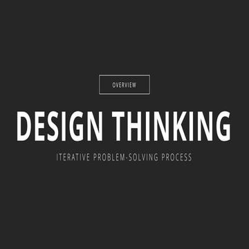 Introduction to Design Thinking