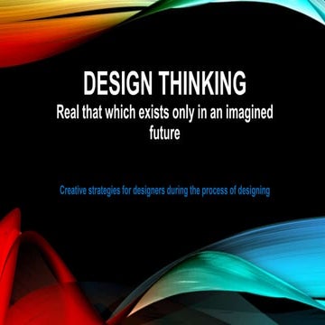 Wicked problems in design thinking | PPTX