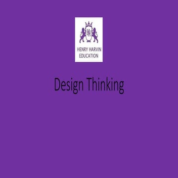 Design thinking