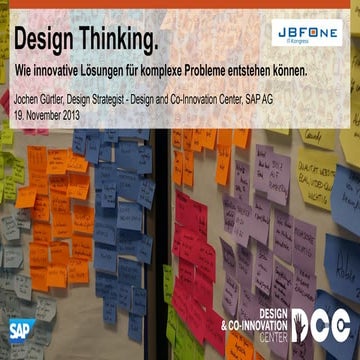 Design Thinking - Wie innovative Lösungen für komplexe Probleme entstehen kön...