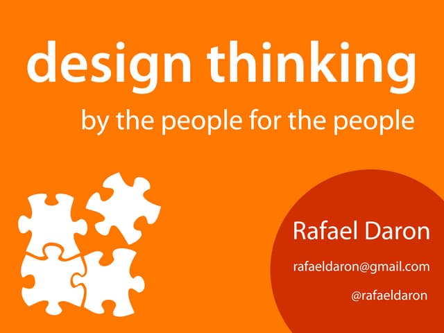 Design Thinking Workshop - By the people for the people