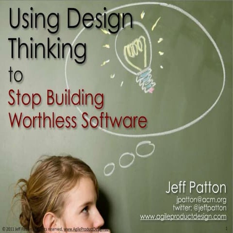 Design thinking & Software Development