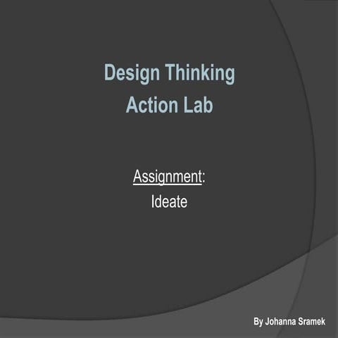 Design thinking action lab   ideat