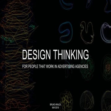 Design Thinking for people that work in ad agencies