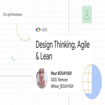 Design thinking, agile & lean 