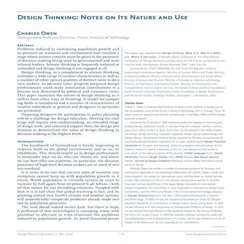 Design thinking article