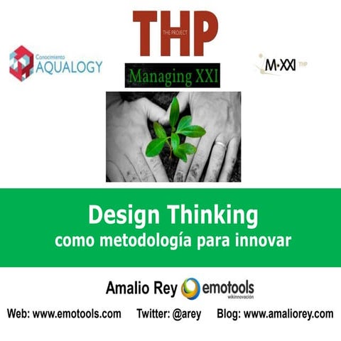 Design Thinking- Managing XXI. Amalio Rey