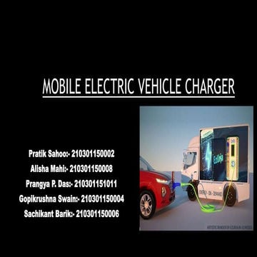 Design Thinking ppt for emergency electric vehicles