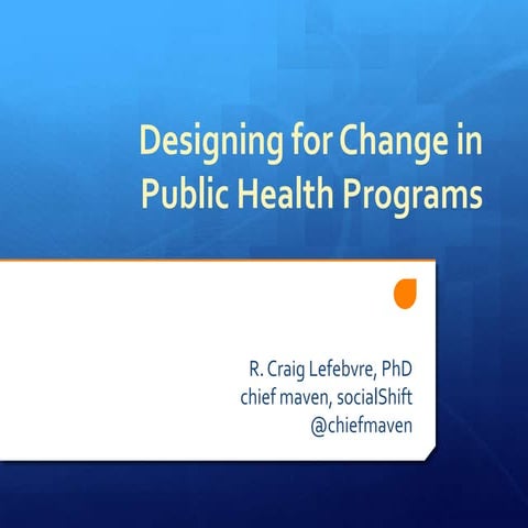 Design thinking and public health
