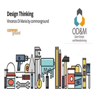 Design thinking - Vincenzo Di Maria 