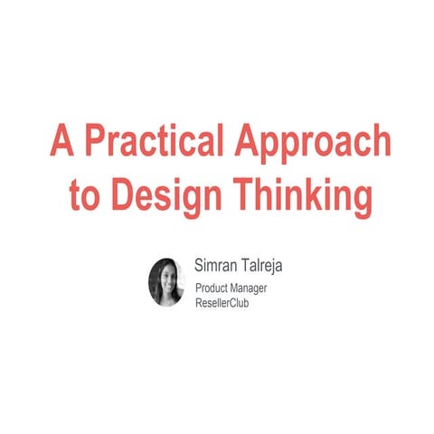 Ctrl+F5 2017, Jaipur: A Practical Approach to Design Thinking by Simran Talreja
