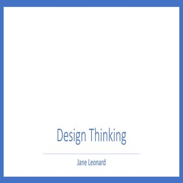 Design thinking Presentation Library Association of Ireland 