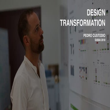 Design transformation - IXD Dubai Launch