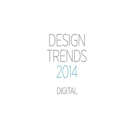 Digital Design Trends 2014