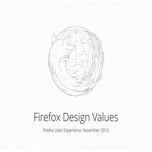 Firefox Design Values