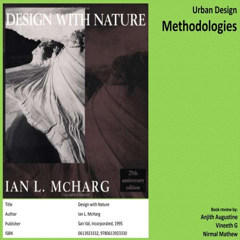 Design with nature review
